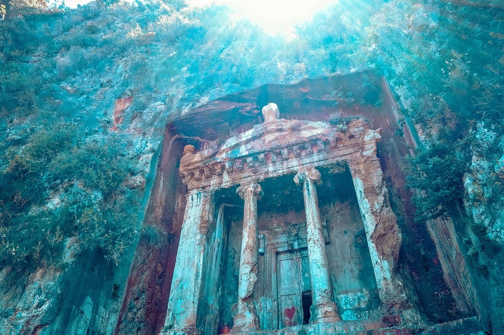 Alten Tempel beim Mitsegeln Türkei entdecken